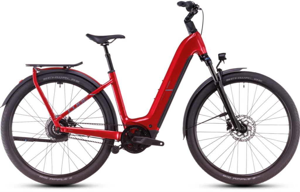 Cube Kathmandu Hybrid Comfort Pro 800 Easy Entry electricred